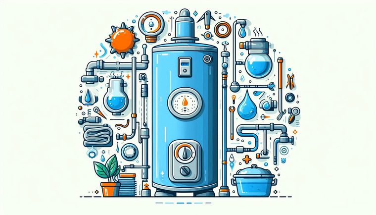 Water heater repair article